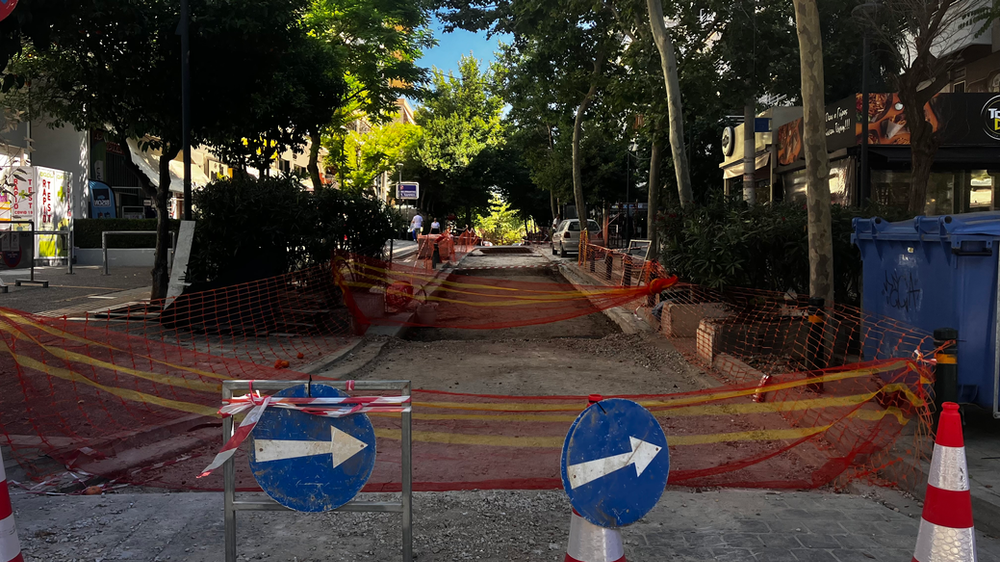 ΤΩΡΑ: Έργα στην Αγίου Αλεξάνδρου