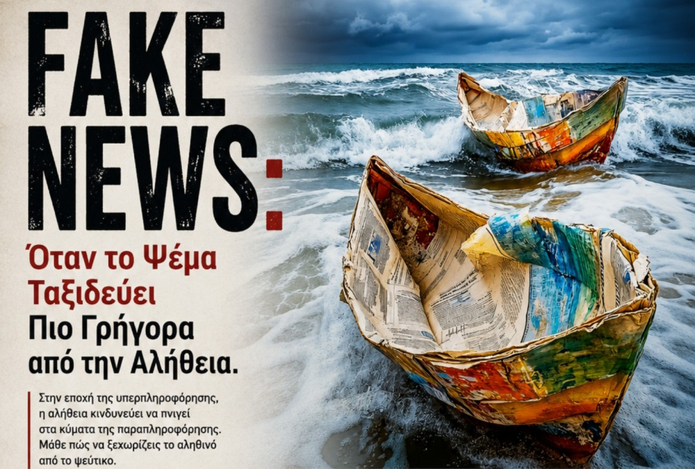 Fake News και Παραπληροφόρηση: Ο ακήρυχτος πόλεμος κατά της αλήθειας στην εποχή της Τεχνητής Νοημοσύνης