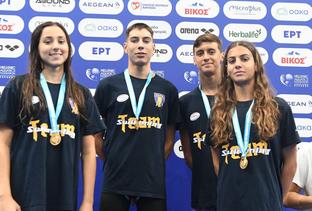 Κολύμβηση: Πανελλήνιο ρεκόρ, μετάλλια και πρωτιά στην άτυπη συνολική βαθμολογία για τον ΑΟ Παλαιού Φαλήρου